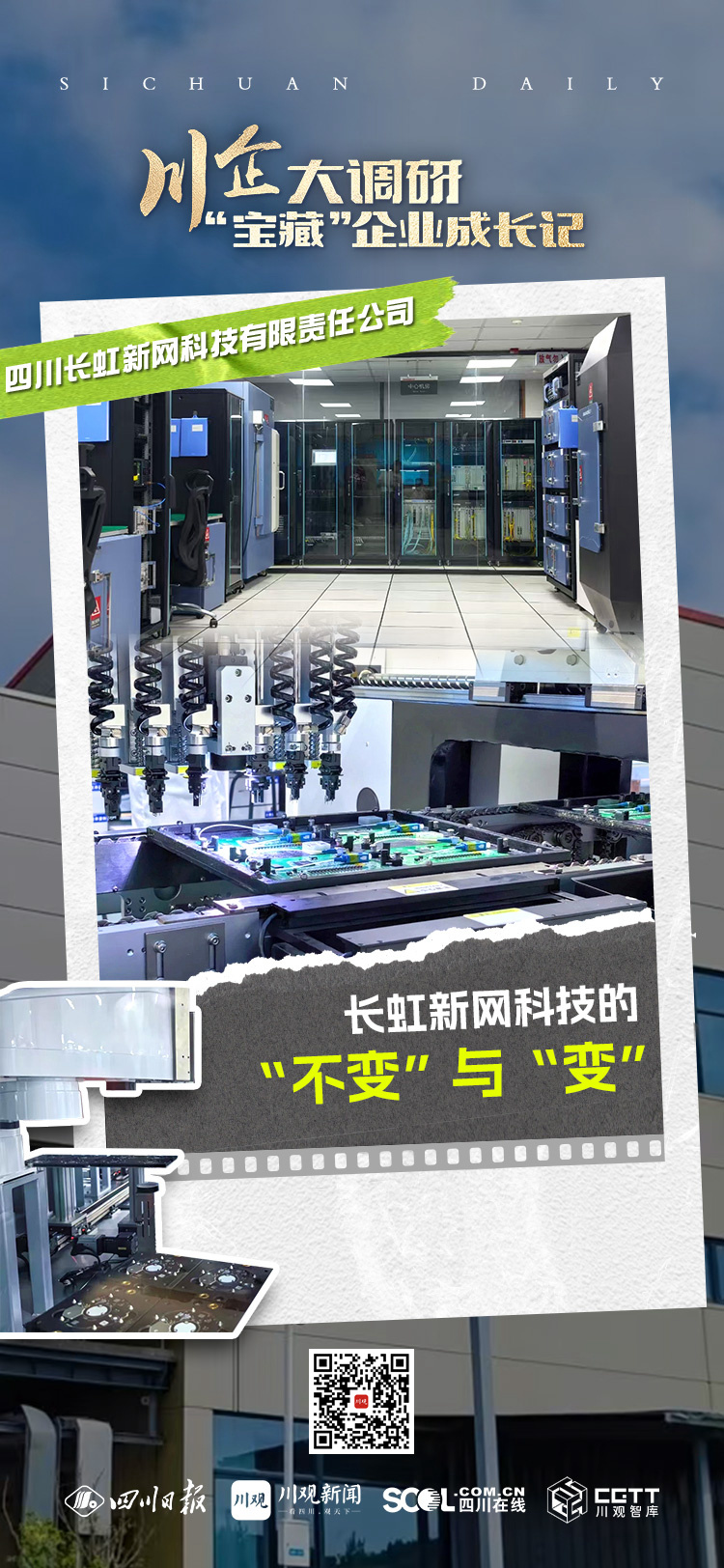 CQ9电子川企大调研·“宝藏”企业成长记⑭丨长虹新网科技的“不变”与“变”(图1)