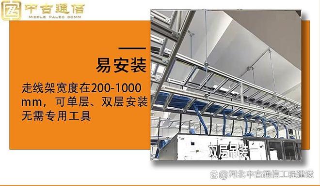 CQ9电子通信机房必备！铝合金走线架三大安装方式详解(图3)