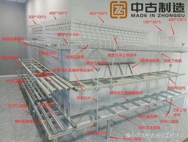 通信机房为何偏CQ9电子爱网格桥架？这四大优势告诉你(图5)