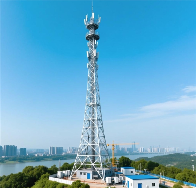 湖南省长沙市5G通信塔及附属工程项目主体设施全面竣CQ9电子工 ——泓基集团圆满完成主体施工任务为区域新基建注入强劲动力(图3)