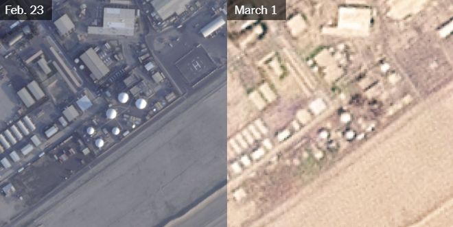 美媒：卫CQ9电子星图像等显示伊朗袭击对至少7座美军基地通信雷达系统造成破坏(图3)