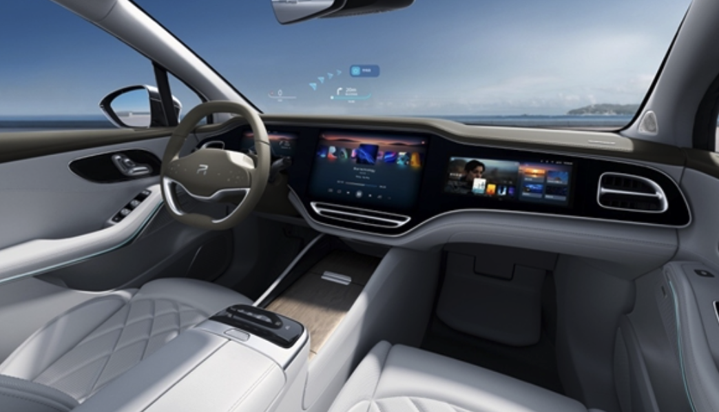 CQ9电子上汽飞凡R7内饰官图发布：首搭华为AR-HUD平视系统(图1)